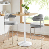 Lippa 28" Square Wood Grain Bar Table Modway Model: eei-5202